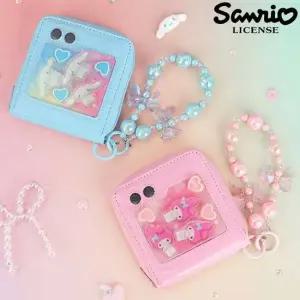 산리오 폴더폰 스트랩 지갑