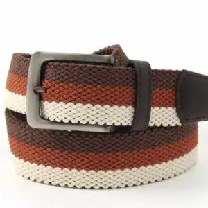 캐주얼 바지 허리띠 핀버클 패브릭 벨트 브라운버클A DP72098