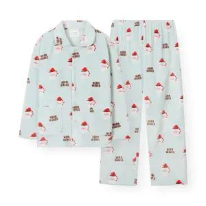 [롯데백화점]오르시떼 남성 G124 산타머그웜MT 긴소매 파자마 세트 OR25WMGEG124