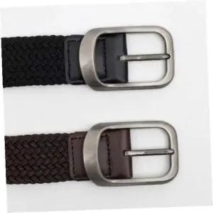 꽈배기벨트 포인트 핀버클 꽈배기 벨트 2p세트 패브릭 청바지벨트