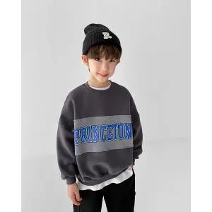 [리틀브로] (아동)프린스톤배색기모맨투맨[티셔츠BFJV400B]