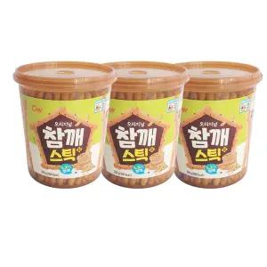 청우 참깨스틱 220g X 3개 참깨과자 아기과자