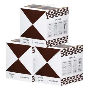 순수 염색약 염색제 더 클래식 3개 (밀크 초코 로즈 브라운)