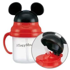 [골드스마일]유치원 양손 스트로우 핸들컵 미키 1P 원터치 빨대컵 유치원빨대컵