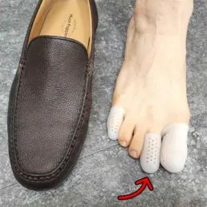 통풍형 실리콘 발가락골무 중형 엄지발가락골무 보호대