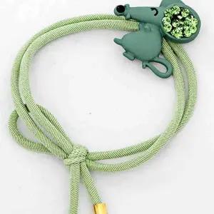 [골드스마일]그린 캐릭터 머리끈 여성 헤어끈 큐빅 헤어 악세사리