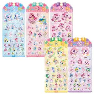 프린세스 캐치 티니핑 5사이즈 스티커 세트 (프린세스,하츄핑,사뿐핑,아름핑,뽀니핑) (전5종) - 도티도그