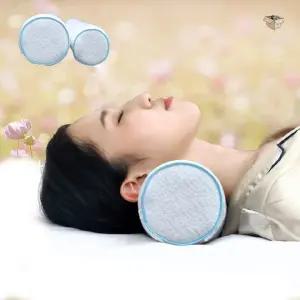 목주름 낮잠 메모리폼 원형 경추 목베개 2IN1