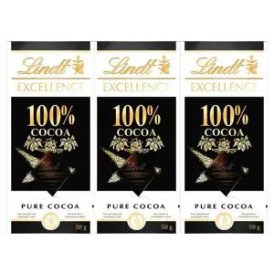 [NS홈쇼핑]린트 엑설런스 다크 100프로 50g x 3개[35586413]