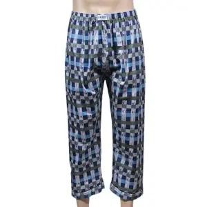 su 평화) 40수 순면 체크무늬 남성 9부 파자마 커플잠옷 파자마 원피스잠옷 광주놀거리