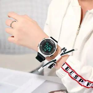 [골드스마일]방수 스톱워치 손목용 전자 스포츠시계 러닝 마라톤 타이머