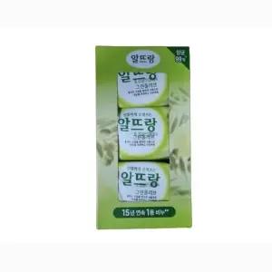 고품질 알뜨랑 비누 그린올리브140g 3개입 세수비누 화장비누 (WFFKTNP)