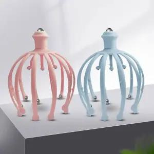 [골드스마일]롤러 두피 지압기 안마기 케어 머리 마사지 지압용