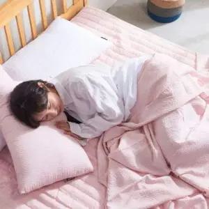 홑이불 시어서커 캐주얼 핑크(S/SS)/간절기 여름침구