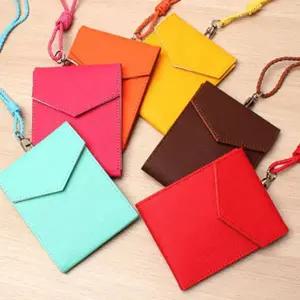 [하프클럽/]카드홀더 지갑형 명함 케이스 교통 홀더 목걸이 카드지갑