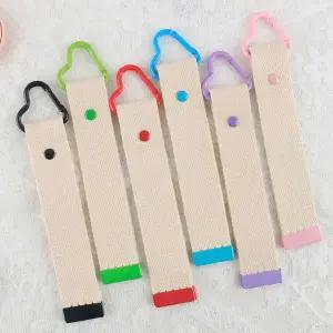 [하프클럽/]러블리 하트고리 포인트 캔버스 키링 가방고리