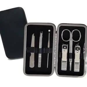 [하프클럽/]손톱 정리세트 큐티클 관리 도구 귀이개 발톱깎이 크롬 재질 논