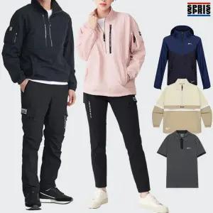 스프리스/슬레진저 아노락/카고팬츠/티셔츠/항공점퍼