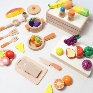 토도리브로 원목소꼽놀이27종세트/소꿉