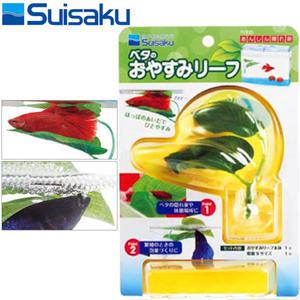 수이사쿠 베타 침대 / 은신처 쉼터 수족관 어항 산란 번식 열대어 장식품 인테리어 하프문 베타물고기