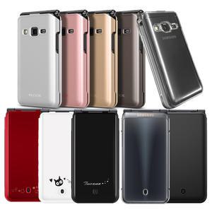 삼성 갤럭시 폴더 2 마스터듀얼 마이브 스타일폴 LG 폴더 스마트 와인 3G 효도폰 투명 하드 케이스 M120 M140 G150 G160 Y110  Y120 X100 T390