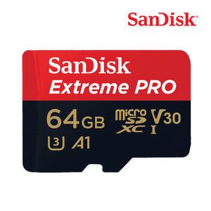 [샌디스크]MicroSDXC 익스트림 프로 64GB UHS-I U3 4K V30 QXCY QXCU ST1