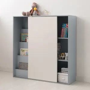 리바트 꼼므 슬라이딩 전면책장(3색)