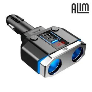 120W 200W 차량용 스위치 시거잭 볼트게이지 소켓 고속 충전기 PD C타입 멀티소켓