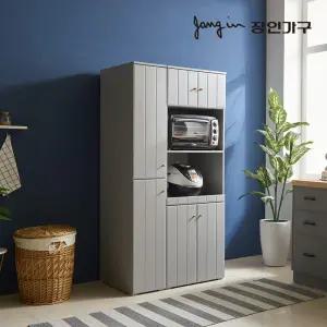 [롯데단독] 쉐프 광파오븐 키높이 렌지대수납장 900 세트