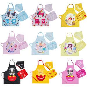 SNC 유아 아동 남아 여아 유치원 어린이집 김장 미술 요리 놀이 체험 학습 디즈니 캐릭터 앞치마 세트