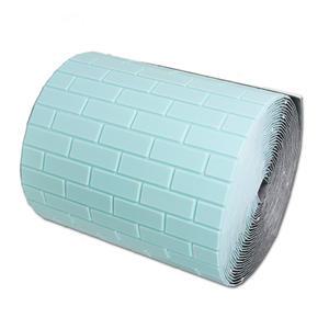 3D입체벽지 알뜰 폼블럭 30M 블루 접착식벽지