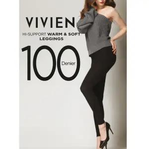 [롯데백화점]비비안 단품 100D 보온 기모 9부레깅스TS0433