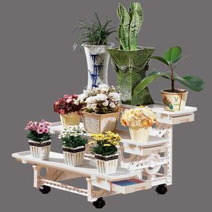 화분진열대 물받이3단 정리대 화분 받침대 인테리어 다육이 선반 화분대 베란다