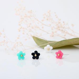 패션귀걸이 실리콘귀걸이 바이플라워 4종