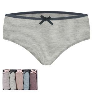 PWP690 폴밋 여성 미디 삼각 요일 팬티 5매 세트