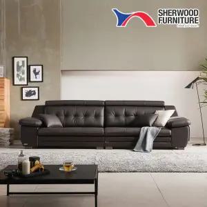 다이앤 4인용 천연소가죽 소파