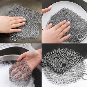 316 스텐 그물 사슬 스테인레스 링 수세미