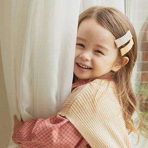 채니봉봉 브릿 골덴 사각 똑딱핀