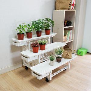 물받이화분정리대3단 화분진열대 받침대 화분대