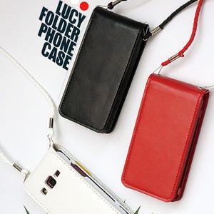 갤럭시폴더2 2021 SM-G160 동물농장 목걸이 스트랩 카드포켓 폴더 케이스