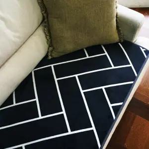 [인룸]소프트 헤링본 극세사 소파패드 4colors