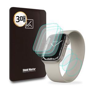 [케이안]애플워치 8 7 6 5 4 SE 호환 40/41mm 풀커버 전면 후면 액정보호필름 3매
