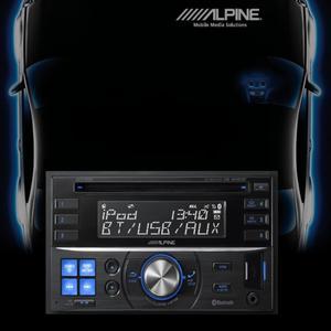 카오디오 알파인 W235EBT 2DIN 블루투스 USB지원 CD MP3 AUX