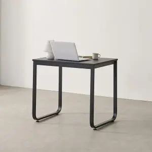 [소담갤러리]호보 라운드 800 블랙 1인용 컴퓨터책상 테이블 800x600 블랙