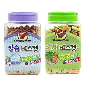 도기맨 비스켓 SS 850g 강아지간식 바삭한쿠키