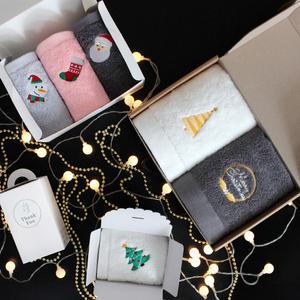 [크리스마스 에디션] 어메니티타올 30수 40수 수건 선물세트 연말 행사 답례품