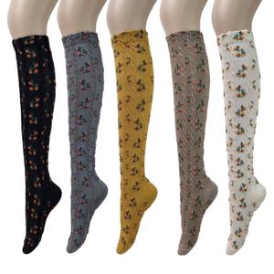 니삭스 꽃 국산 필라테스 요가 여자 무릎 롱 반 레깅스 골프 양말 니 삭스