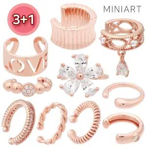 [3+1] 귀걸이와 레이어드 하면 더 예쁜 이어커프 귀찌 링