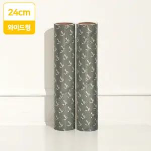 와이드 사선 돌돌이 2P 롤 테이프 클리너 리필 (90회분)