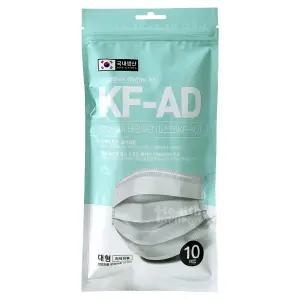 [KF-AD]아이제이 비말차단 마스크 대형 10매입/국내생산/웰라이트